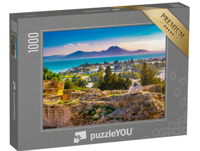 puzzle 1000 dílků „Starověké pozůstatky Kartága, Tunis, Tunisko“