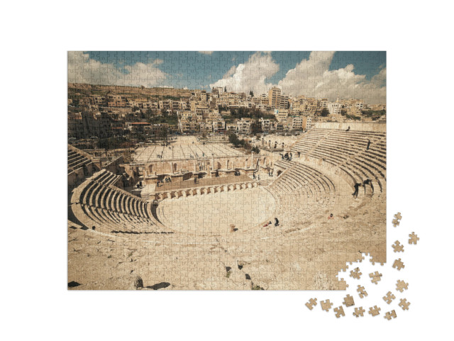 puzzle 1000 dílků „Ammán, hlavní město Jordánska“