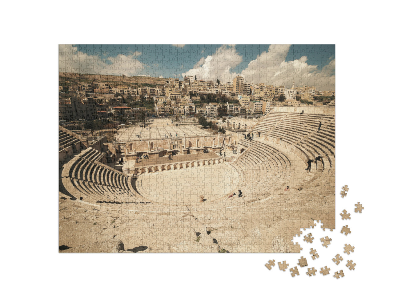 puzzle 1000 dílků „Ammán, hlavní město Jordánska“