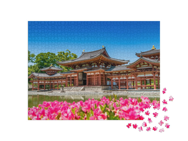 puzzle 1000 dílků „Chrám Byodoin, památka UNESCO, Kjóto, Japonsko“