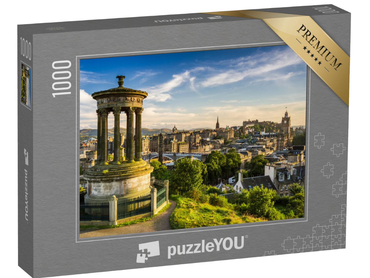 puzzle 1000 dílků „Krásný výhled na město Edinburgh, Skotsko“