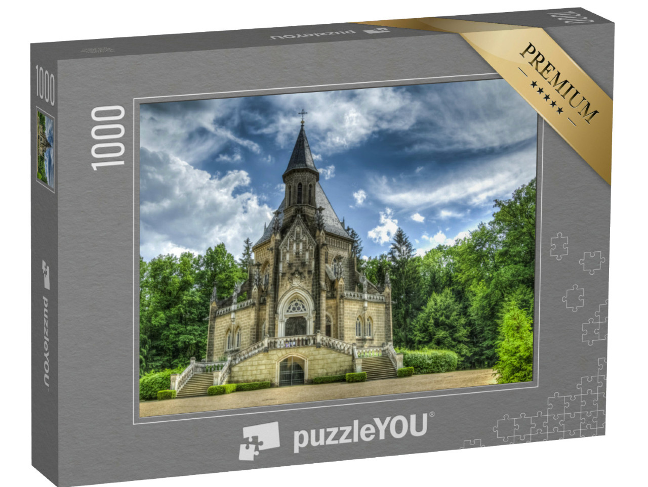puzzle 1000 dílků „Schwarzenberská hrobka, Třeboň, Česká republika“