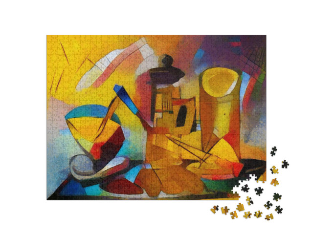 puzzle 1000 dílků „Reprodukce slavných Picassových obrazů“
