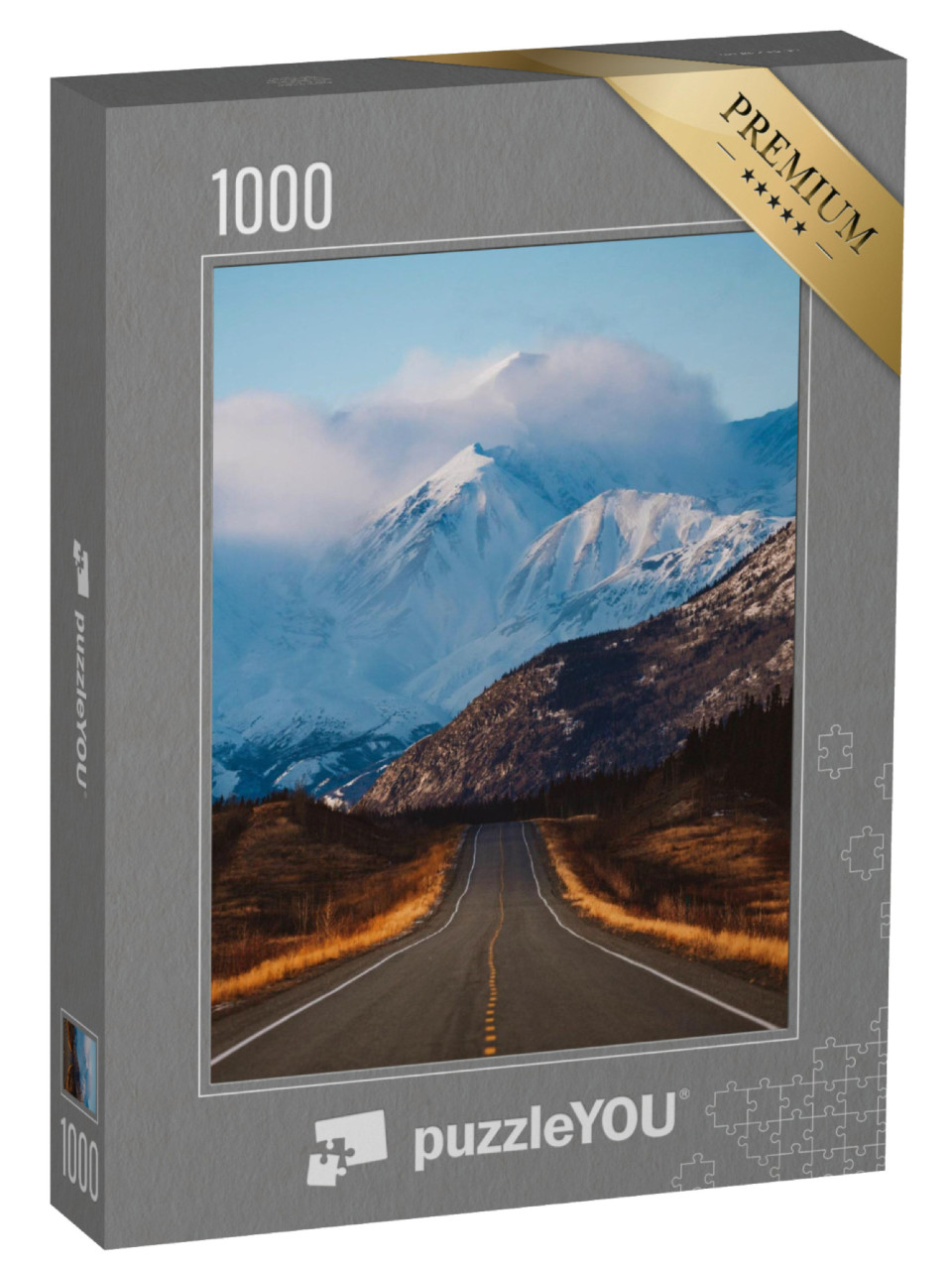 puzzle 1000 dílků „Aoraki Mount Cook: vysněná destinace pro výlety na Novém Zélandu“