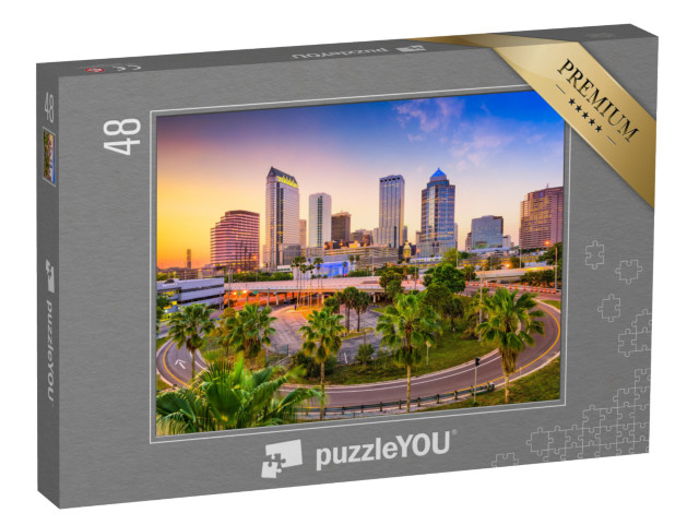 puzzle 48 dílků „Panorama Tampy, Florida, USA“