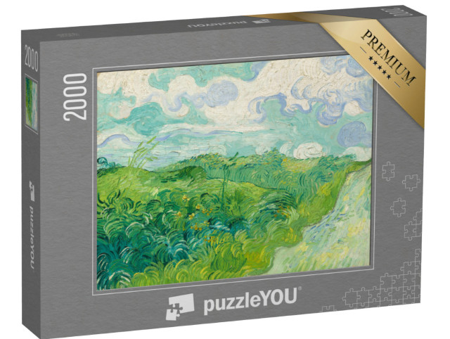 puzzle 2000 dílků „Vincent van Gogh - Zelená pšeničná pole, Auvers“