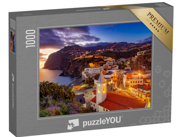 puzzle 1000 dílků „Camara de Lobos za soumraku, Madeira“