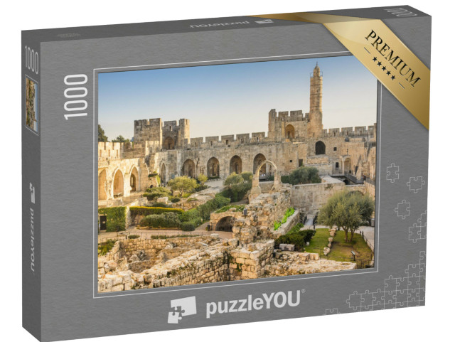 puzzle 1000 dílků „Davidova věž nad Jeruzalémem“
