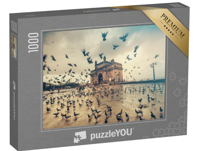 puzzle 1000 dílků „Brána Indie, Bombaj, Indie“