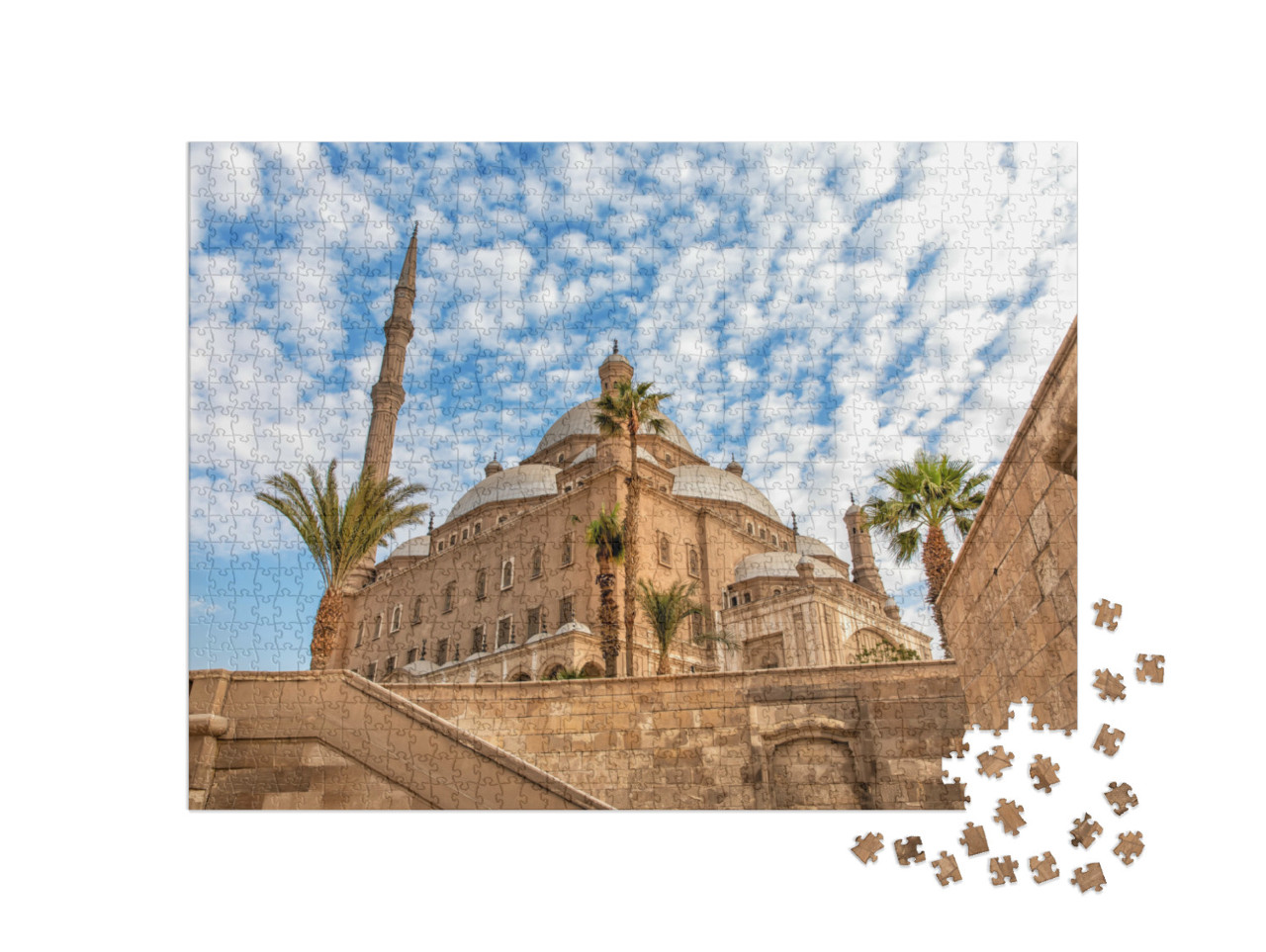 puzzle 1000 dílků „Velká mešita Muhammada Alího Paši, Káhira, Egypt“