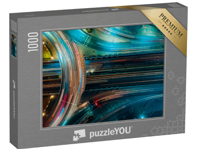 puzzle 1000 dílků „Rychlostní silnice z výšky, Thajsko“