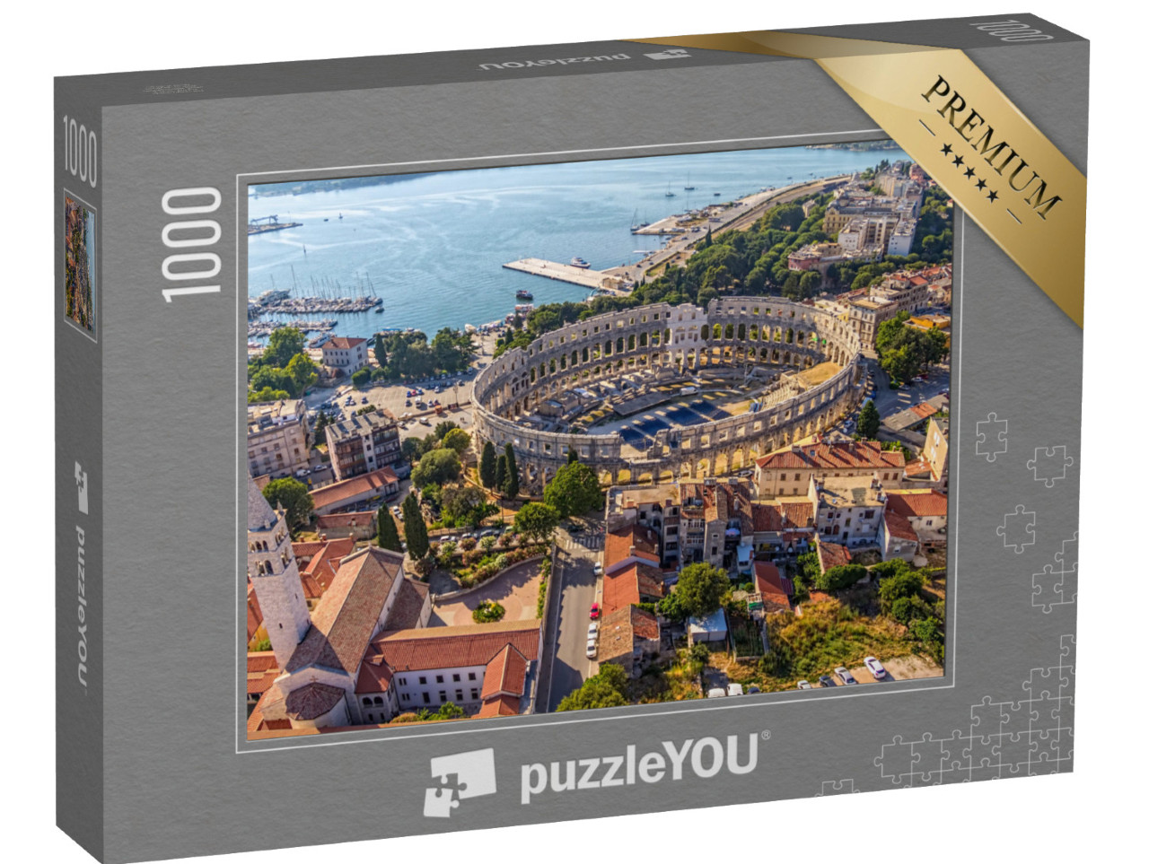 puzzle 1000 dílků „Římská aréna v Pule: památka UNESCO, Chorvatsko“