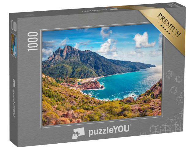 puzzle 1000 dílků „Jarní fotografie z Porta: Krajina města s mořem, Portugalsko“