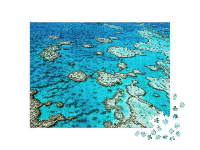 puzzle 1000 dílků „Velký bariérový útes v Queenslandu, Austrálie“