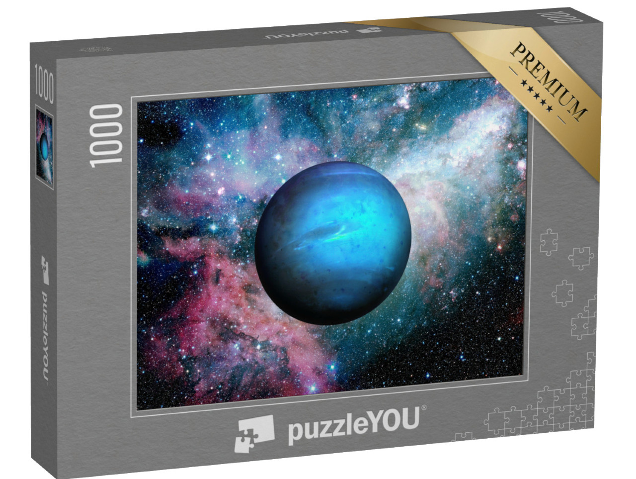 puzzle 1000 dílků „Neptun, planeta ve sluneční soustavě nejvzdálenější od Slunce.“