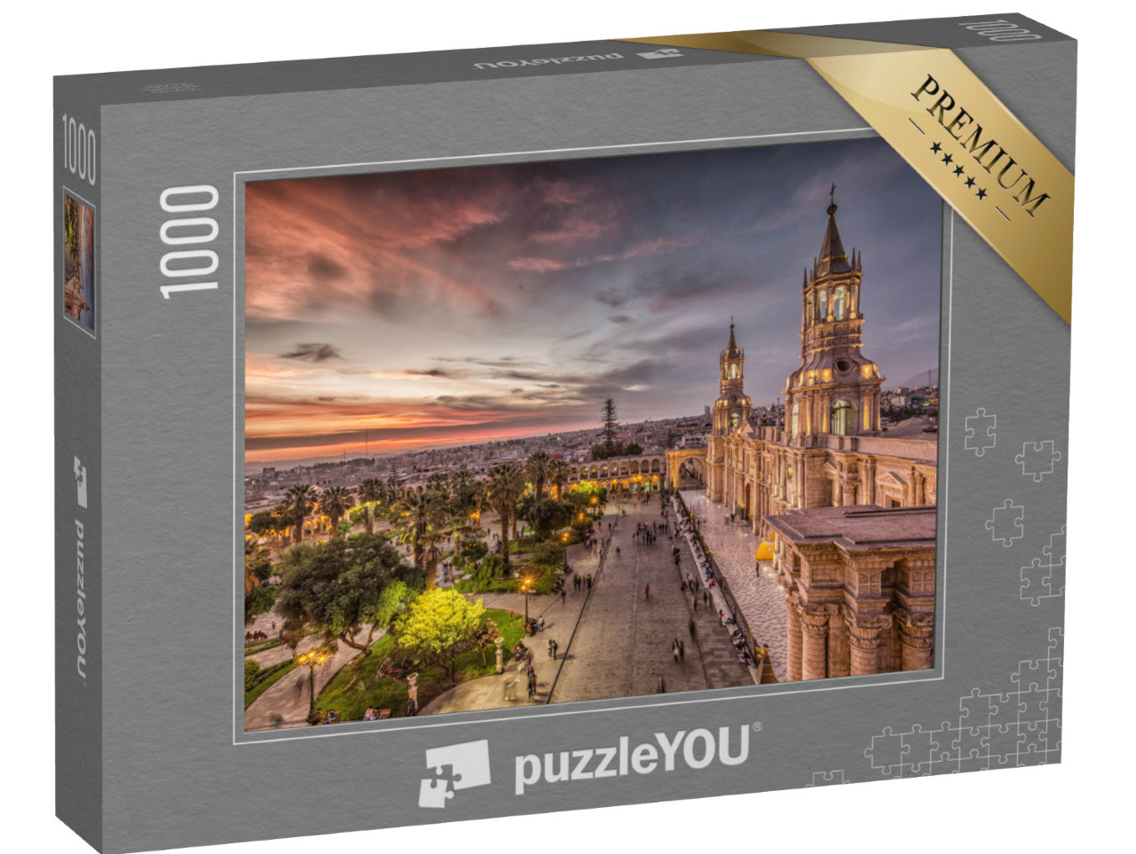 puzzle 1000 dílků „Arequipa západ slunce Peru“