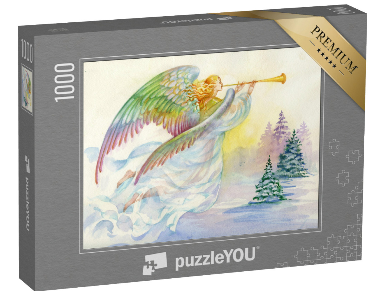puzzle 1000 dílků „Veselé Vánoce a Nový rok“