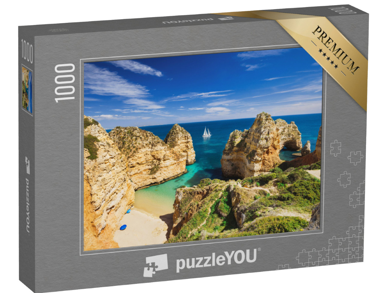 puzzle 1000 dílků „Krásná zátoka, Algarve, Portugalsko“