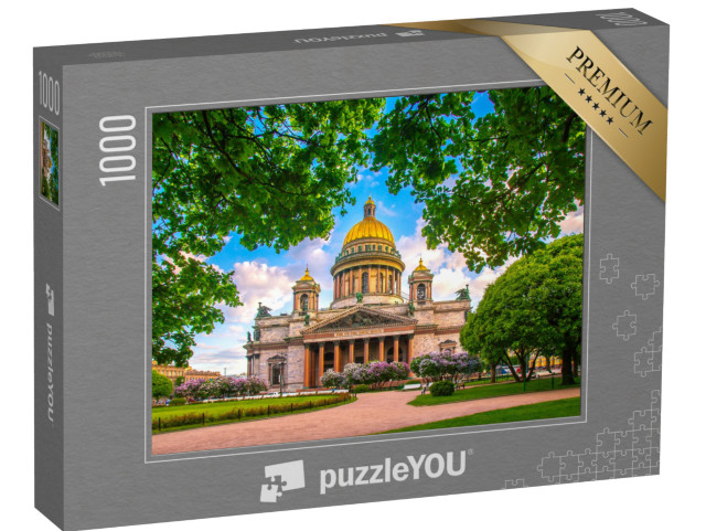 puzzle 1000 dílků „Léto nad Petrohradem a jeho muzei, Rusko“