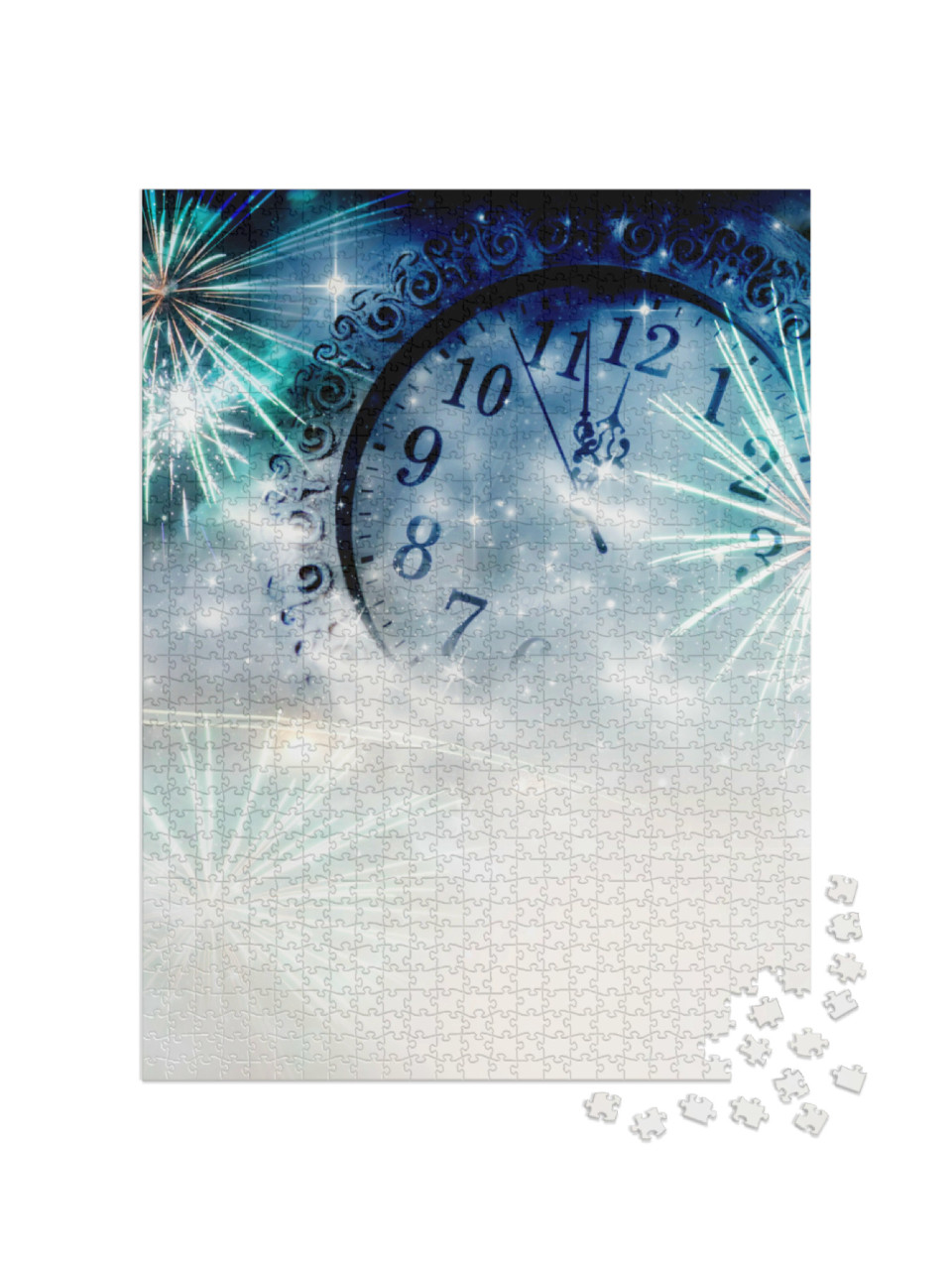 puzzle 1000 dílků „Nový rok o půlnoci“