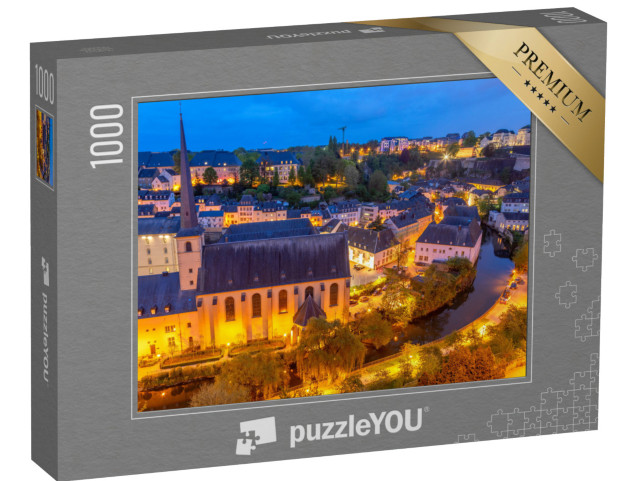 puzzle 1000 dílků „Ohyb řeky Alzette, Lucemburk“