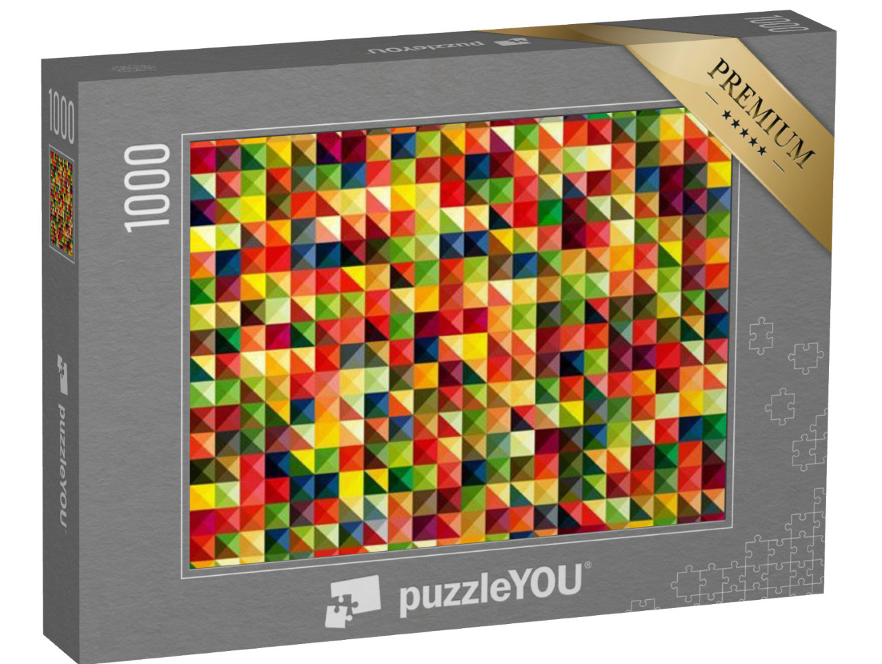 puzzle 1000 dílků „Barevný abstraktní vzor“