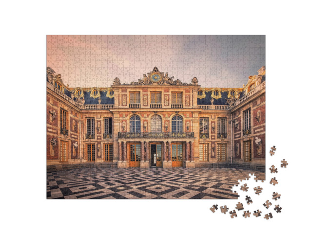 puzzle 1000 dílků „Průčelí paláce ve Versailles u Paříže“