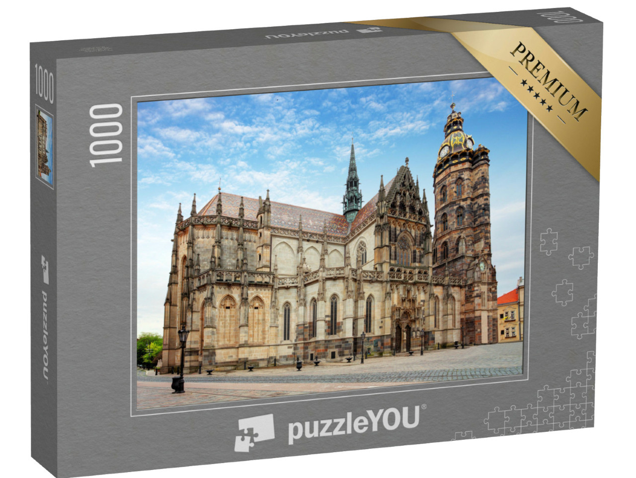 puzzle 1000 dílků „Dóm svaté Alžběty, Košice, Slovensko“