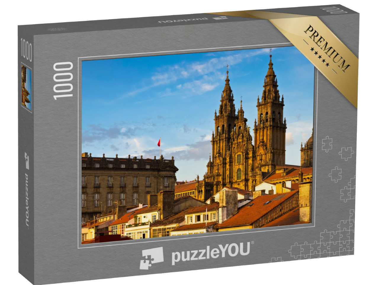 puzzle 1000 dílků „Katedrála v Santiagu de Compostela, Galicie, Španělsko“