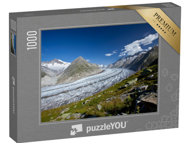 puzzle 1000 dílků „Švýcarský ledovec Aletsch“