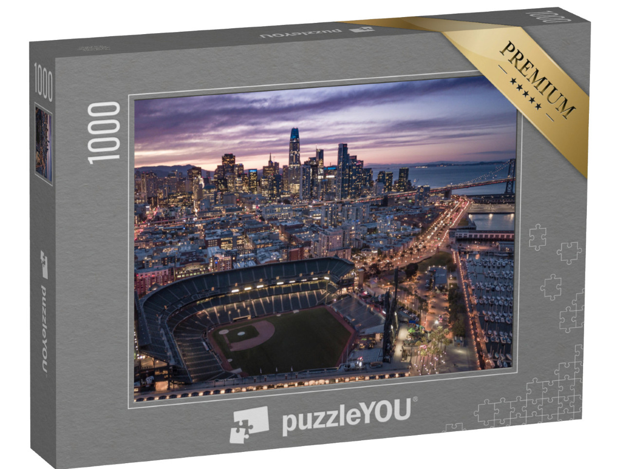 puzzle 1000 dílků „Večer nad San Franciscem, Kalifornie, USA“