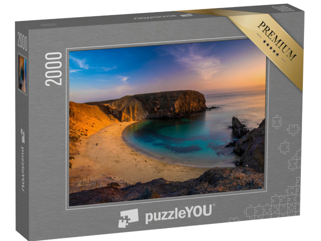 puzzle 2000 dílků „Pláž Papagayo na Lanzarote“