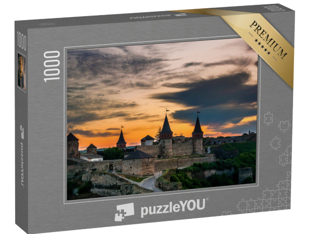puzzle 1000 dílků „Pevnost Kamjanec-Podilskij, Ukrajina“