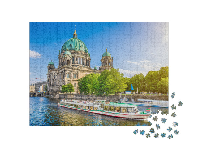 puzzle 1000 dílků „Krásný pohled na berlínskou katedrálu“