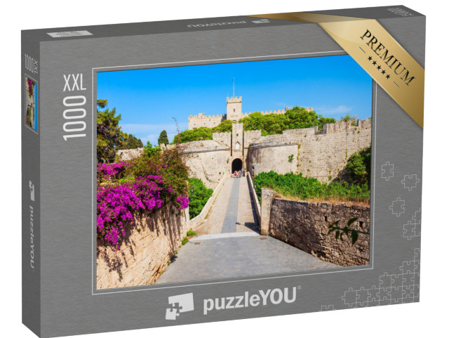 puzzle 1000 dílků XXL „Staré město Rhodos, Řecko“