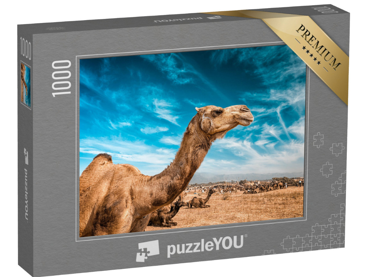 puzzle 1000 dílků „Velbloud na pouškarské mele“