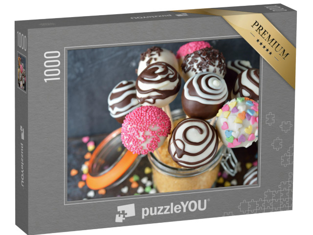 puzzle 1000 dílků „Zdobené dortové nanuky“