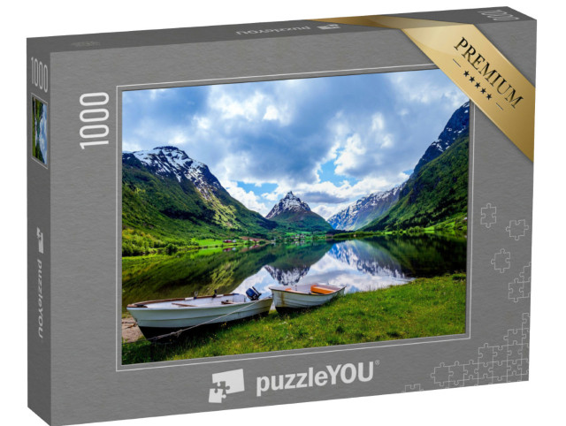puzzle 1000 dílků „Krásné Norsko“