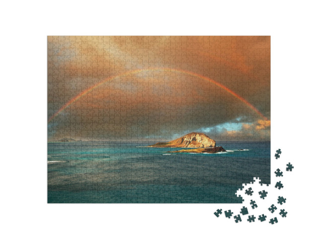 puzzle 1000 dílků „Duha na ostrově Havaj“
