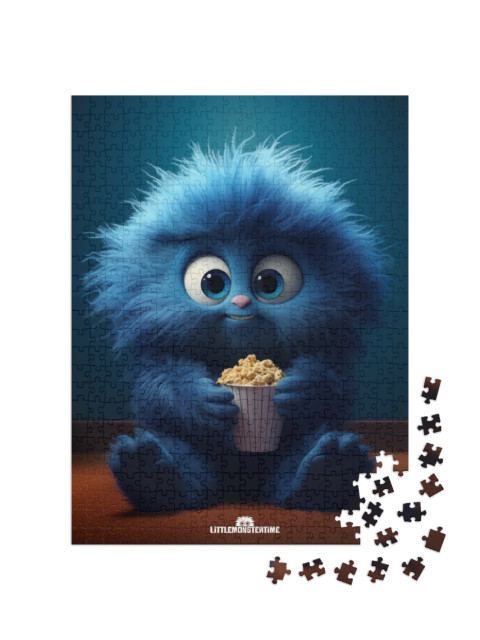 puzzle 500 dílků „LITTLEMONSTERTIME: Hugz“