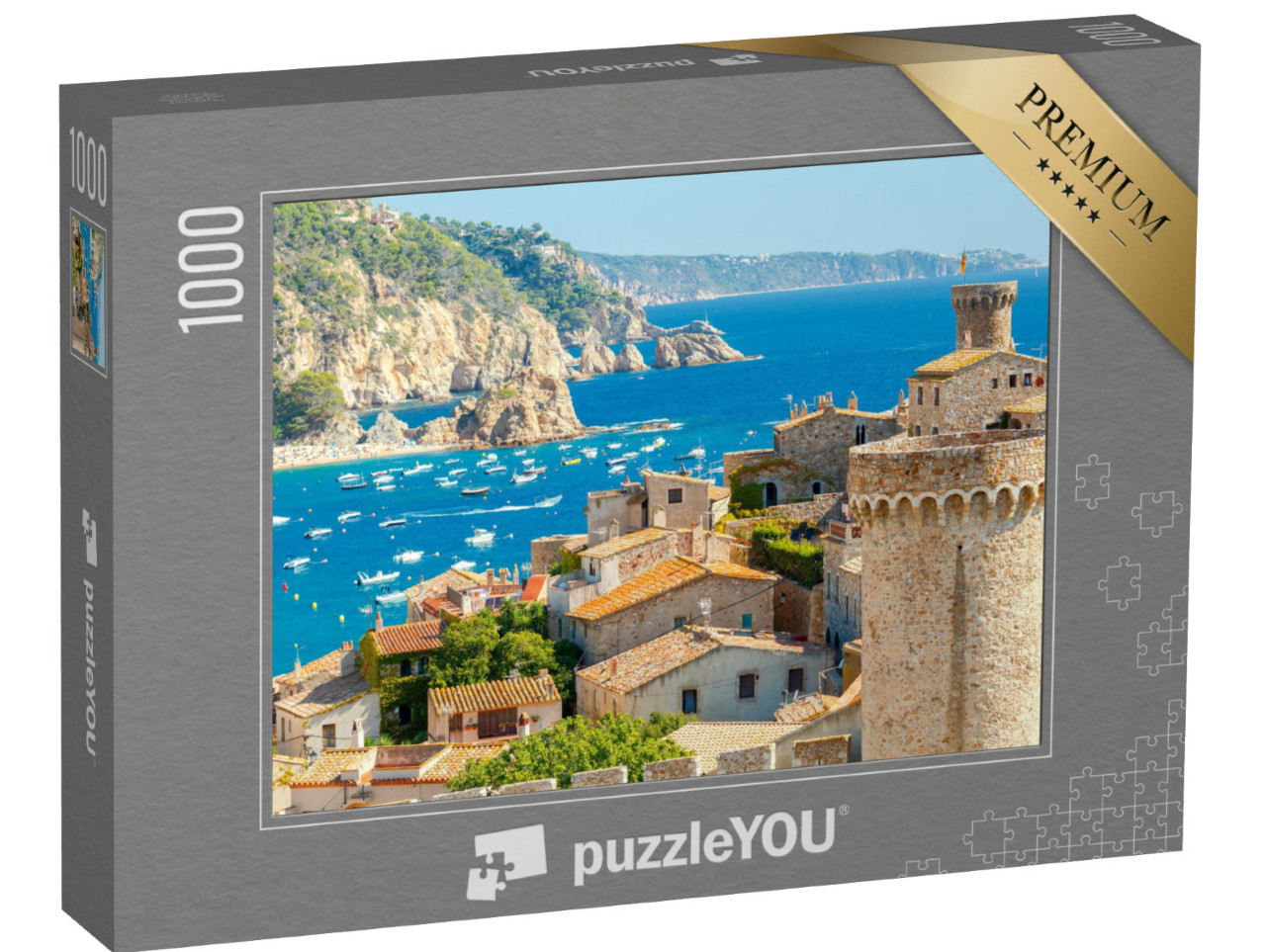 puzzle 1000 dílků „Tossa de Mar, Costa Brava, Španělsko“