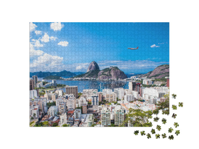 puzzle 1000 dílků „Rio De Janeiro na hoře Sugar Loaf, Brazílie“