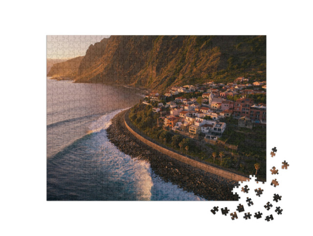 puzzle 1000 dílků „Západ slunce na ostrově Madeira“