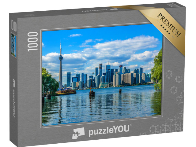 puzzle 1000 dílků „Panorama Toronta nad jezerem, Kanada“