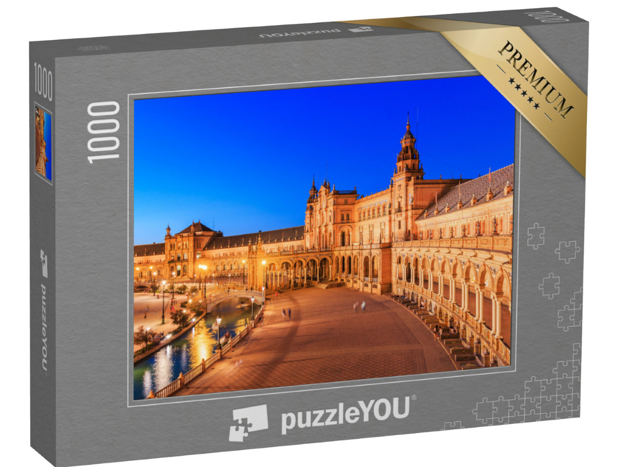 puzzle 1000 dílků „Sevilla, Španělsko, Plaza de España“