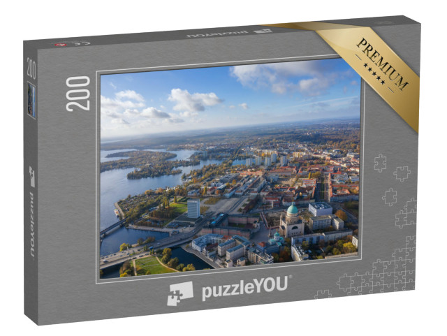 puzzle 200 dílků „Letecký pohled na Postupim, Německo“