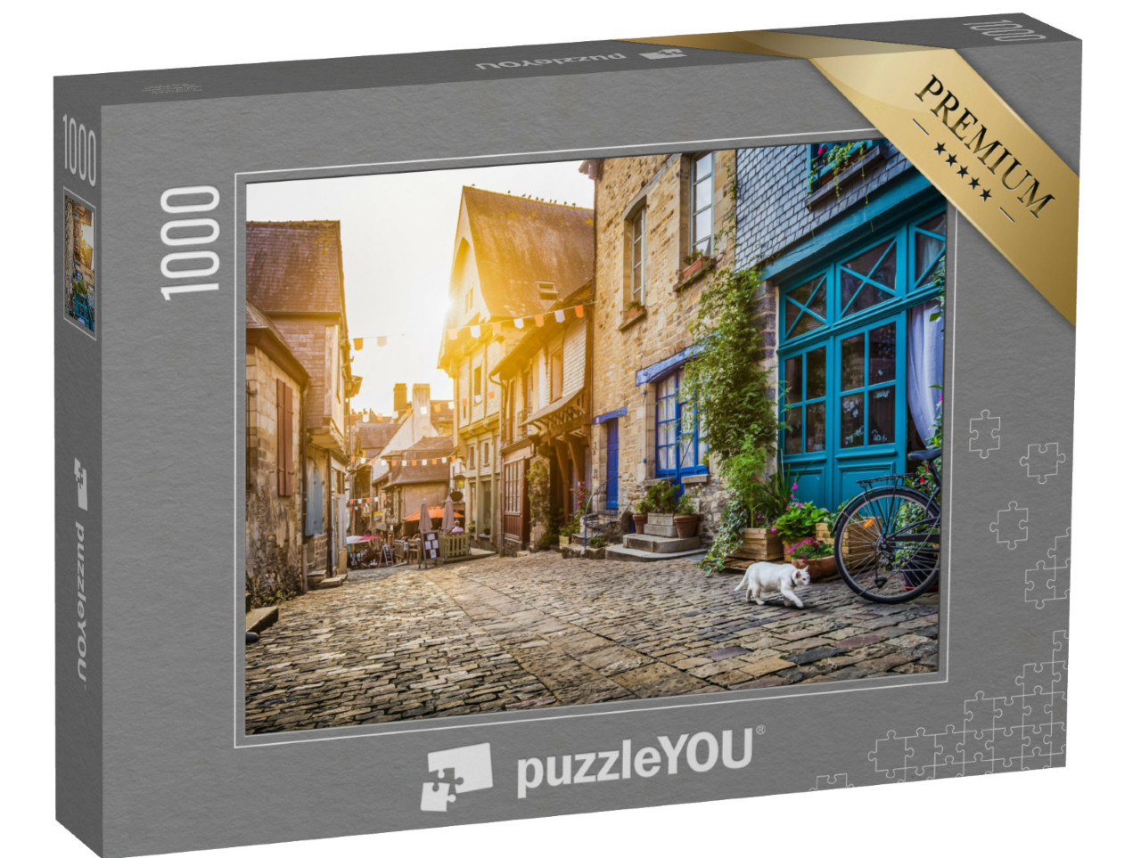 puzzle 1000 dílků „Panoramatický pohled na staré město v Evropě“