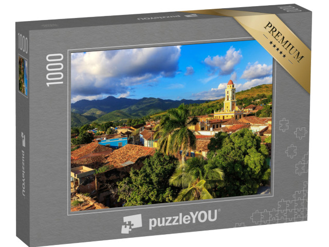 puzzle 1000 dílků „Pohled na město Trinidad na Kubě“