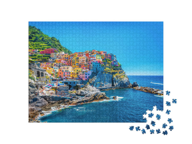 puzzle 1000 dílků „Cinque Terre, tradiční italská architektura“