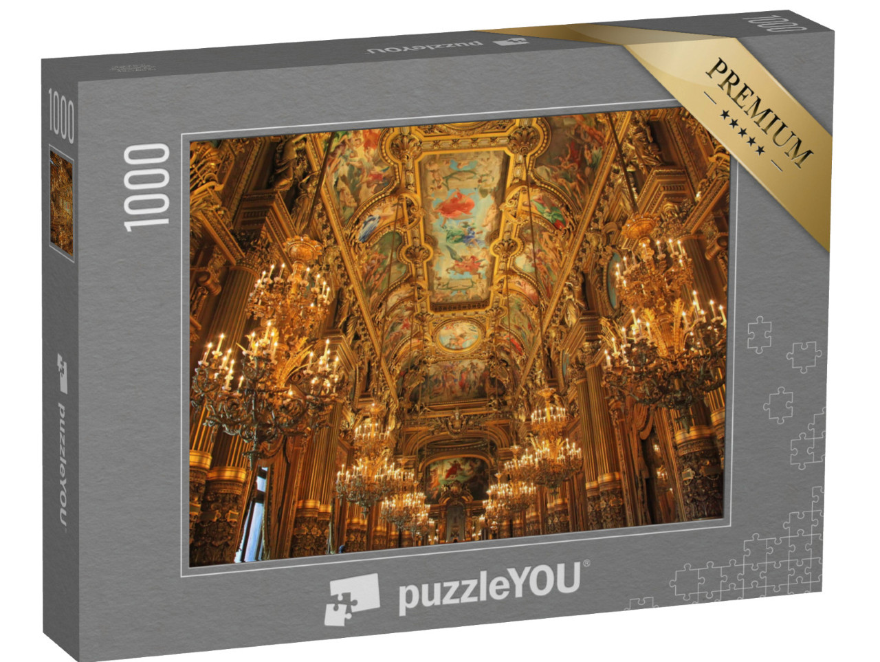 puzzle 1000 dílků „Velkolepé: Opera Garnier v Paříži“